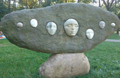 Сад камней в Сморгони