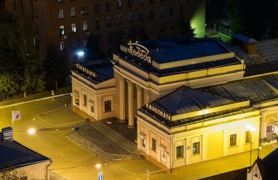 Здание кинотеатра Победа в г. Минск
