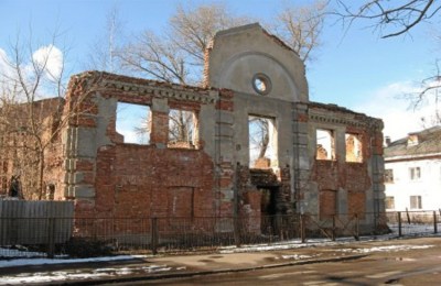 Руины Большой Любавичской синагоги в г. Витебск