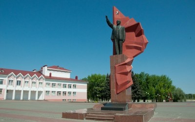 Памятник В.И. Ленину в г. Мозырь